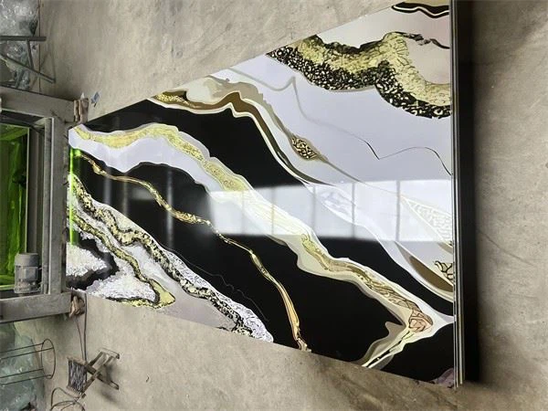 1220*2440*3mm Pvc Marble Sheet Uv Wall Panel