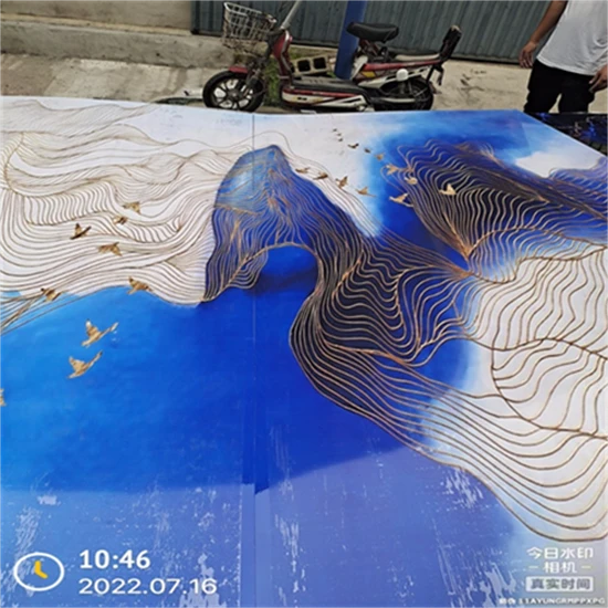3d Design Pvc Marble Plastic Sheet With Uv