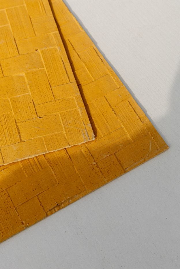 Ntuj Flexible Slate Yellow / Grey Sab nrauv Veneer Phab Ntsa Panels Pob Zeb