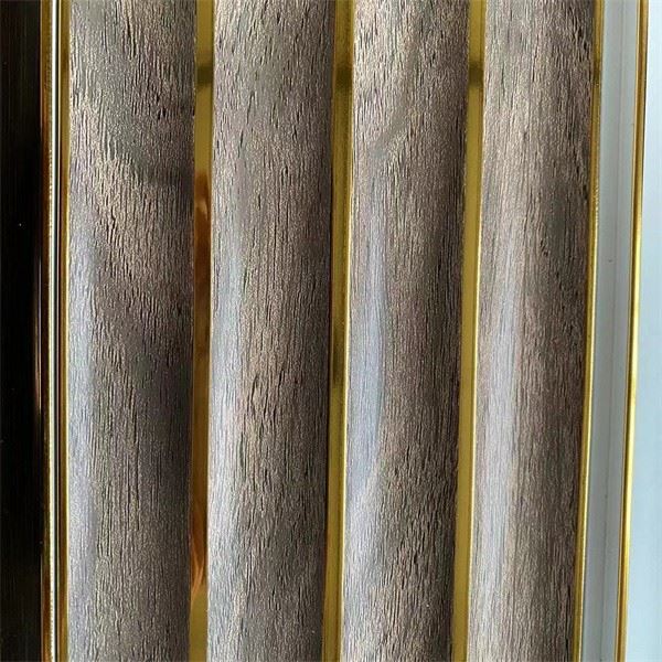Colorful PS Wall Panel Decorative 3D Fluted Interior Ps Wall Cladding Panel