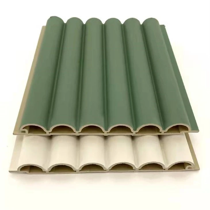 Wpc Louvers Hom Phab Ntsa Cladding Board Capped Sab Hauv Tsev Phab Ntsa Vaj Huam Sib Luag