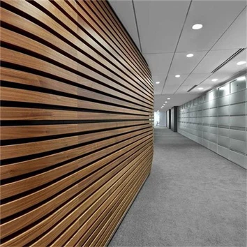 Soundproof Phab Ntsa Panels MDF Acoustic Slatted Wall